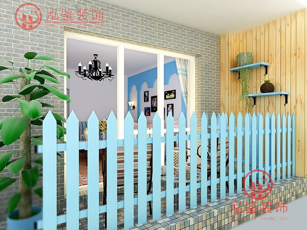 地中海风格阳台设计