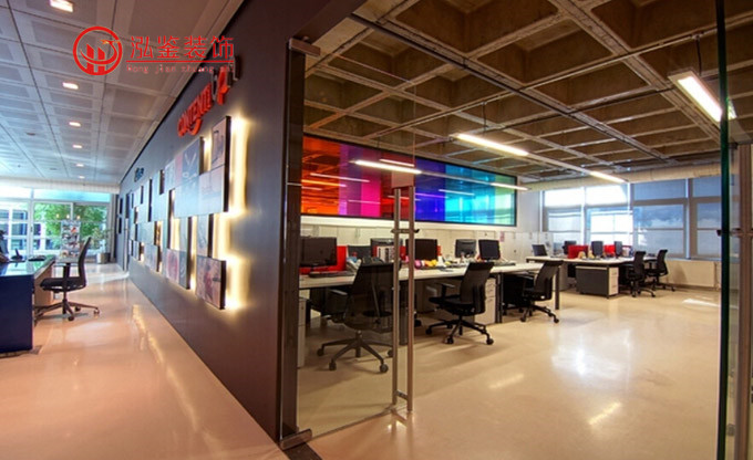  现代简约风格办公室装修效果图 