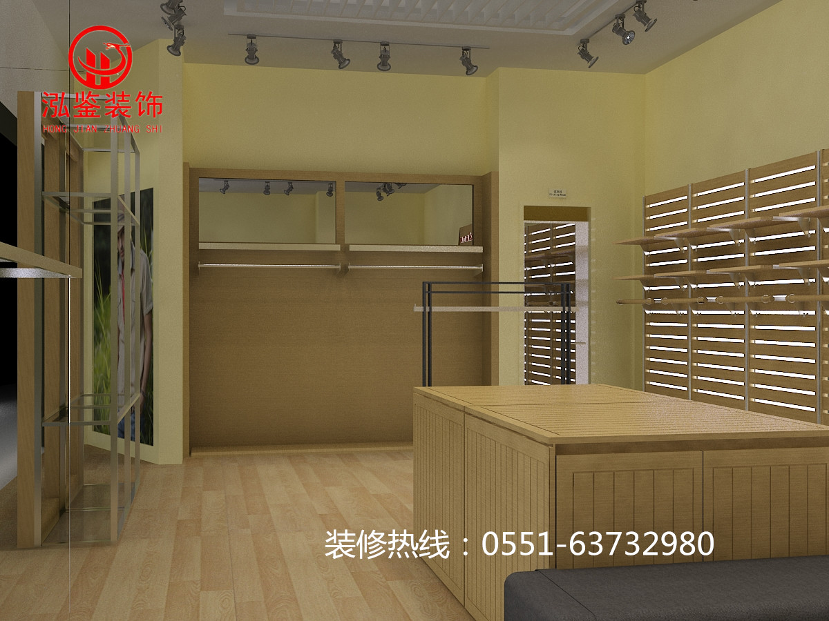 男士服装店装修效果图