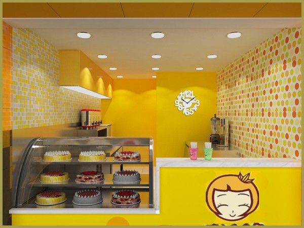 甜品店装修效果图