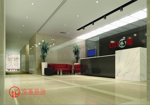 合肥证券公司办公室装修设计-中信证券办公室装修