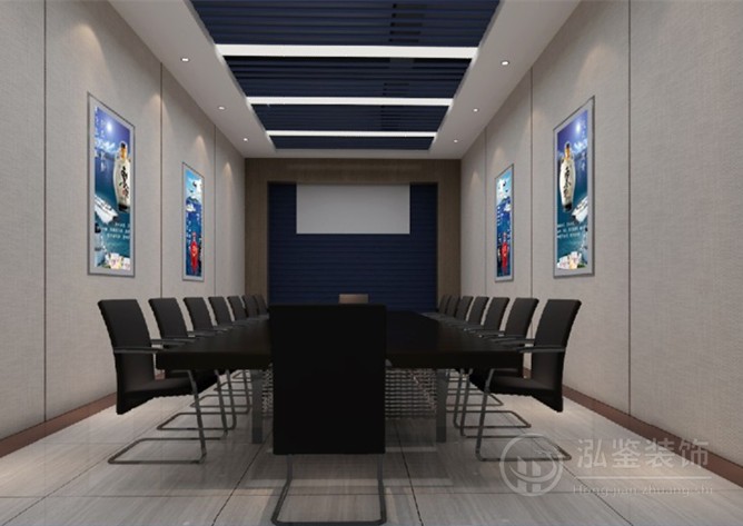 建筑公司办公室装修案例-1
