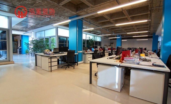 现代简约风格办公室装修效果图