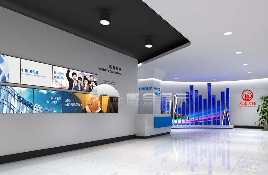 合肥展厅装修设计里面的展示企业形象,其实就是展示整个企业的“精、气、神”,装修风