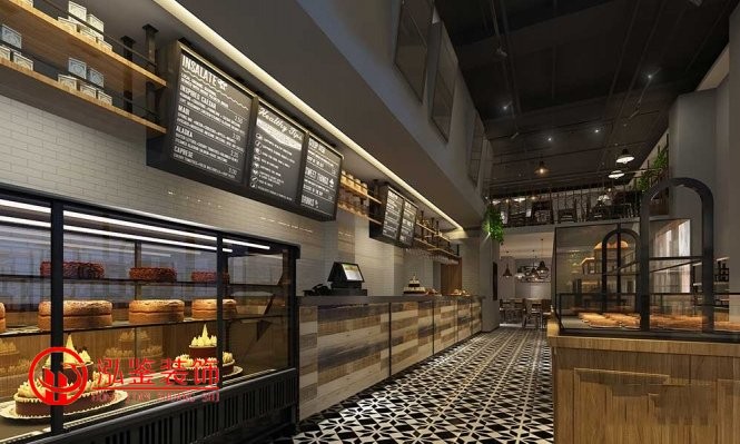 蛋糕烘培店装修设计效果图