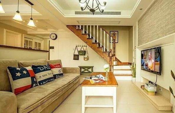 现代美式loft，实景案例赏析 方案1