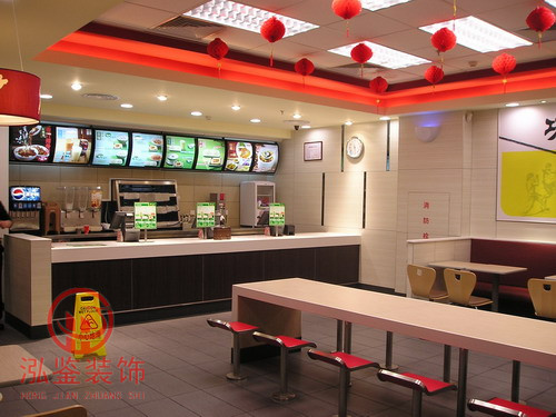 合肥快餐店装修，煲仔店装修 方案1