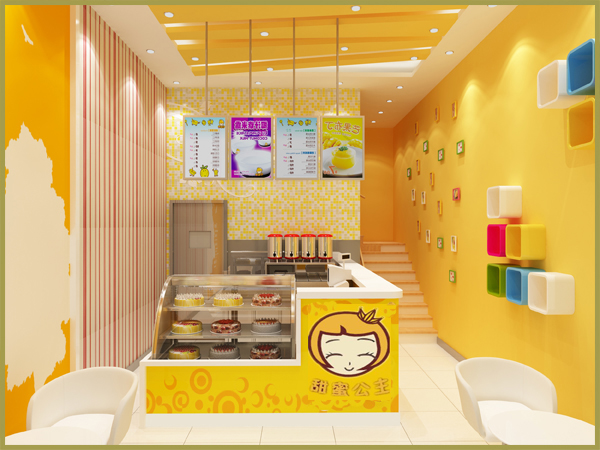 甜品店装修以及蛋糕店设计知识 方案1