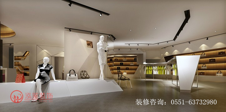 服装店展厅装修效果图-女装店装修效果图 方案1